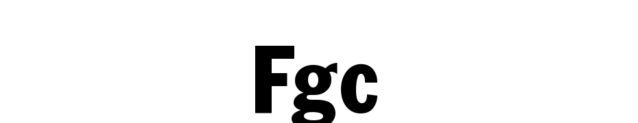Franklin Cond. Gothic Font Download Free